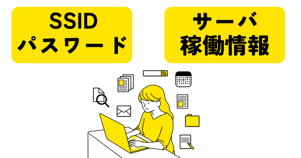 事前準備情報